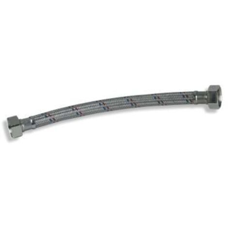 FLESSIBILE IN ACCIAIO INOX ANTIVIBRANTE CM. 30 MF 3/4 TUBO ACQUA ELETTROPOMPA - Foto 3