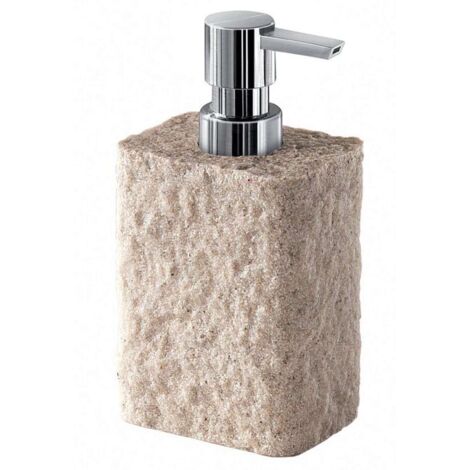 Sapho Gedy Aries - Distributore di sapone da appoggio, 350 ml, pietra beige AR8003
