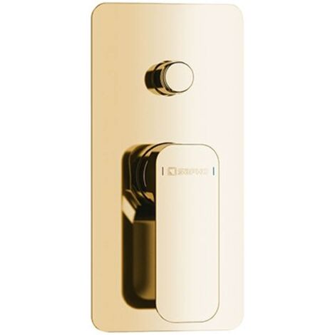 Sapho Spy - Miscelatore da incasso per doccia con corpo, per 2 apparecchi, oro PY42/17 (1/2)