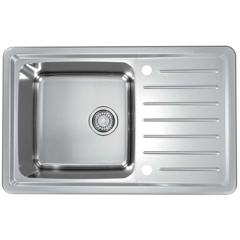 Alveus Galeo - Lavello, 79x50 cm, con comando remoto dello scarico, acciaio inox 1128553