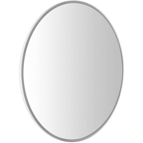 Sapho Float - Specchio con illuminazione LED, diametro 74 cm, bianco 22574 (1/5)