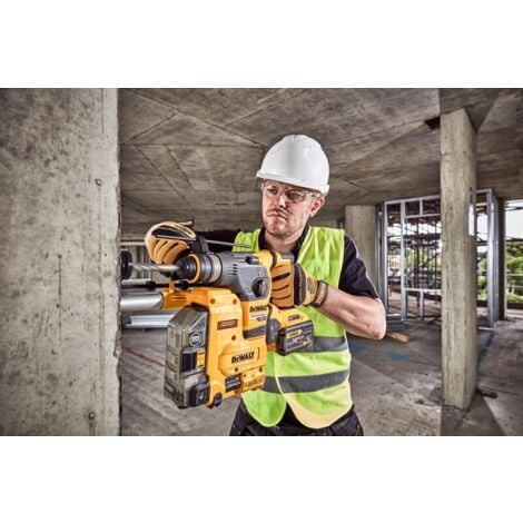 Marteau combiné sans fil DeWalt DCH335X2, SDS-plus, 54V, 2x 162 Wh + chargeur + aspiration