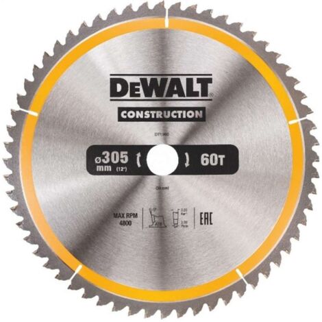 Dewalt DT1960-QZ Lama Sega Circolare 305x30mm 60T Legno