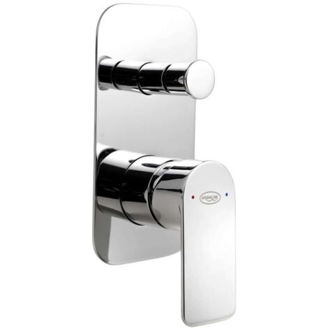 Aqualine Daphne - Miscelatore per doccia da incasso, 2 uscite, cromo DH942 (1/2)