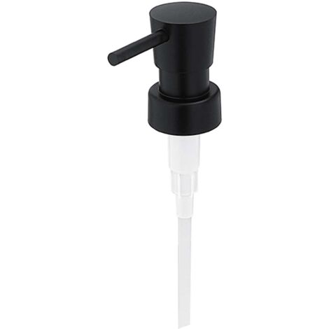 Nimco - Dosatore di ricambio per dispenser di sapone, nero 1028T-90 (1/2)