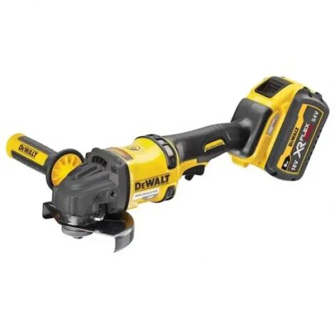 DeWALT Utensili - Smerigliatrice angolare AKU 54 V 125 mm, 2 batterie FLEXVOLT da 6,0 Ah, caricabatterie DCG418T2