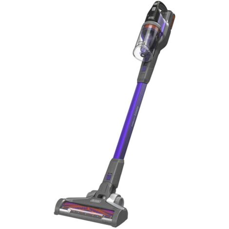 Black e Decker BHFEV182CP scopa elettrica Aspirapolvere a bastone 2 in 1 Batteria Secco Senza sacchetto 36 W Viola 2 Ah