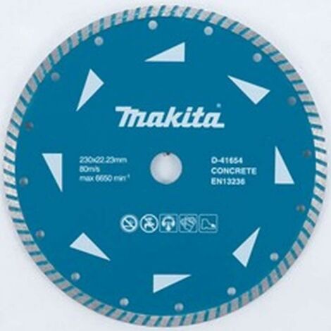Makita Accessori - Disco da taglio diamantato per calcestruzzo 230x22,2 mm D-41654
