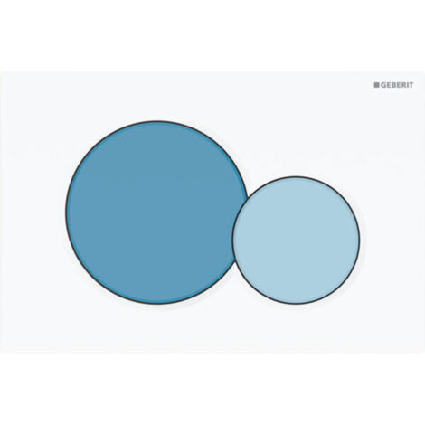 Geberit Sigma01 plaque de déclenchement pour WC Bambini, pour