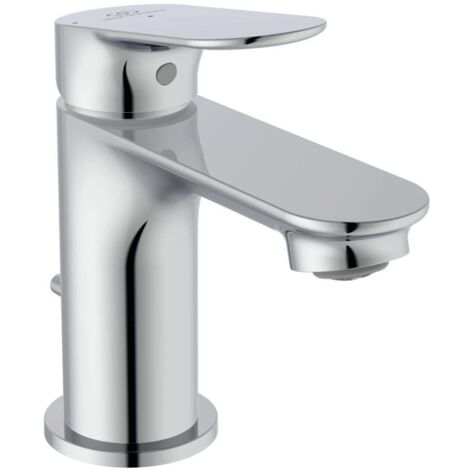 Ideal Standard Ceralife O - Miscelatore da lavabo, con sistema di scarico, BlueStart, cromo BE002AA