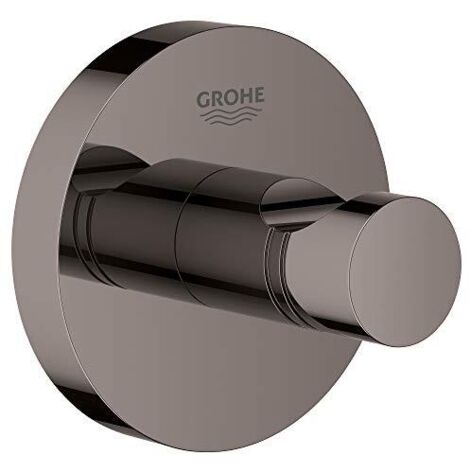 Grohe Essentials Supporto a parete in metallo con fissaggi nascosti, grafite dura (40364A01)