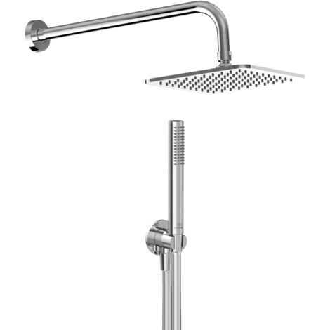 Ideal Standard - Idealrain, Kit doccia 5 pezzi, Set accessori doccia per bagno, BD390AA, Cromato (1/3)