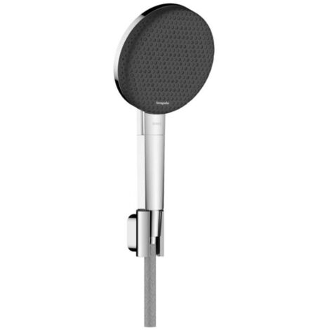 Hansgrohe Raindance Alive Select S - Set soffione doccia, supporto e flessibile, 3 getti, EcoSmart, cromato 24611000 (1/3)
