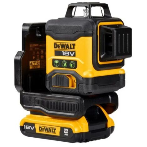 DeWALT Utensili - Laser a croce verde a batteria 18V, 1x batteria 2,0 Ah XR, caricabatterie DCLE34031D1 (1/10)