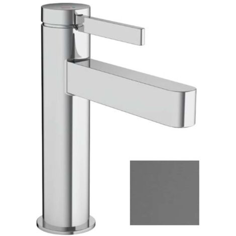 Hansgrohe Finoris - Miscelatore pper lavabo, con scarico, CoolStart, EcoSmart, cromo nero spazzolato 76025340 (1/2)