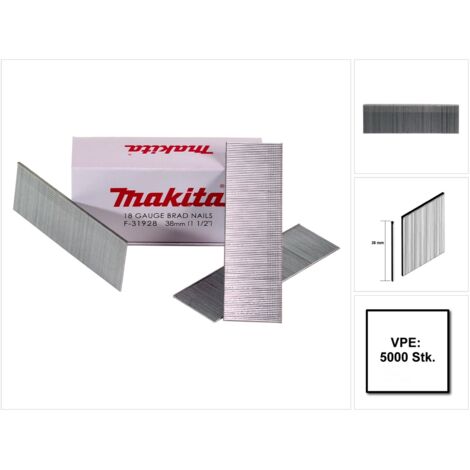 Makita chiodo a testa ribaltabile 1,2 x 38m F-31928 5000 pz.