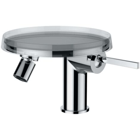 Laufen Kartell - Miscelatore a leva per bidet Disc, scarico, cromo H3413310041111 (1/3)