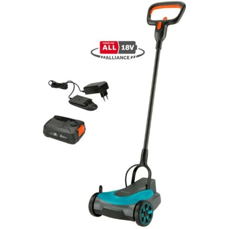 GARDENA Tagliaerba a batteria HandyMower 22/18V POWER FOR ALL Set pronto all’uso (14620-20)