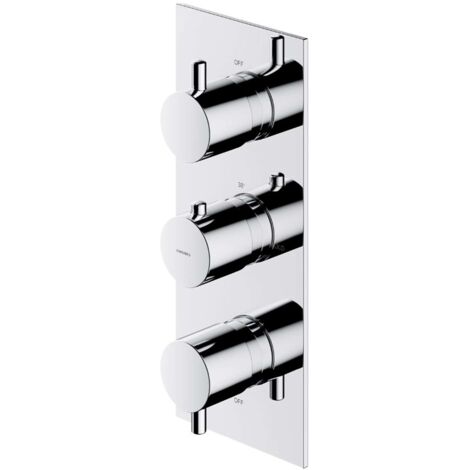 OMNIRES Y - Miscelatore termostatico ad incasso per 3 utenze, cromo Y1238/KROCR