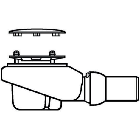 Villeroy & Boch Subway Infinity - Copripiletta per sistemi di scarico doccia, bianco 92260268 (1/2)