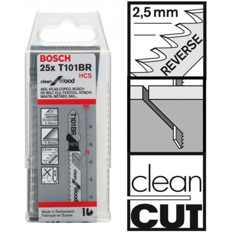 Saber Lama 25 Pezzi Bosch T 101 Br