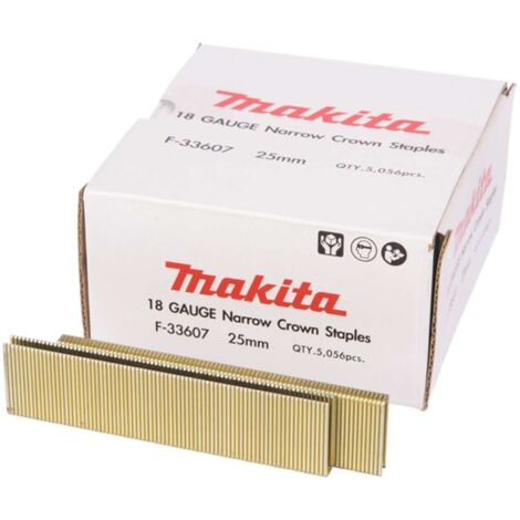 Makita Accessori - Graffette 6,3x25 mm, 5000 pezzi F-33607