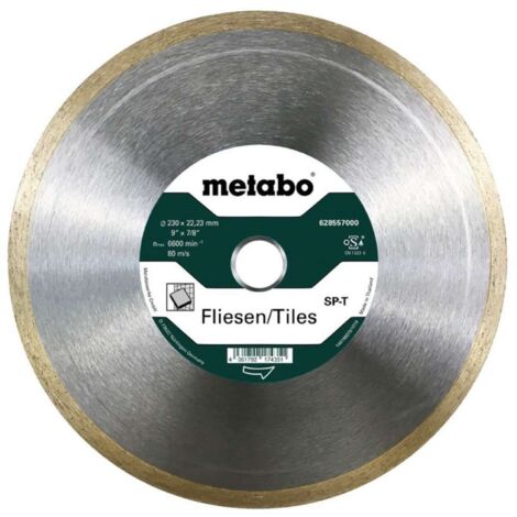 Metabo Disco diamantato per troncare SP - T, 230x22,23 mm, piastrelle (628557000)