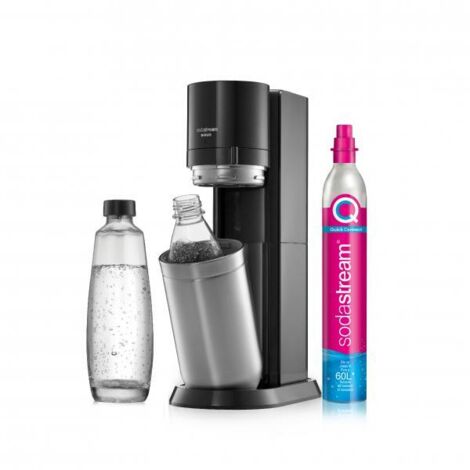 SodaStream Preparazione bevande - Soda maker E-Duo Black con accessori, nero 42007114