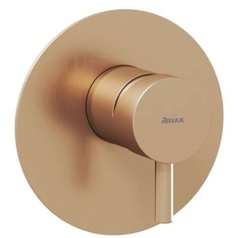 Ravak Espirit - Miscelatore da incasso per 1 apparecchio, con corpo, oro rosa spazzolato X070359 (1/3)
