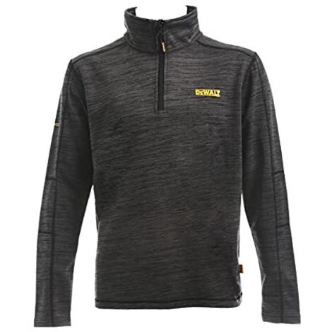 DeWalt Jonesborough - Felpa con Zip a 1/4, Taglia XL, Colore: Grigio (1/4)
