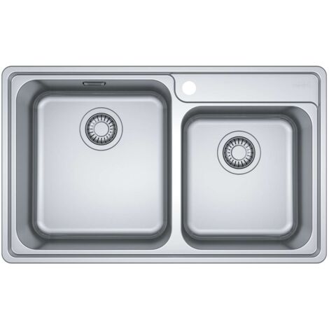 Franke Bell - Lavello BCX 220-38-32, 79x48 cm, acciaio inox 127.0738.579