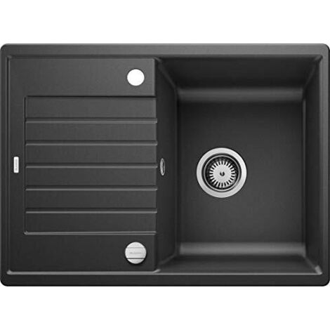 BLANCO ZIA 45 S Compact  Lavello rettangolare da cucina in granito per basi con larghezza di 45 cm  Gocciolatoio accorciato  SILGRANIT  Grigio  524711 (1/4)