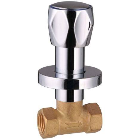 Aqualine Rubinetti - Valvola a farfalla 1/2, cromo VP621