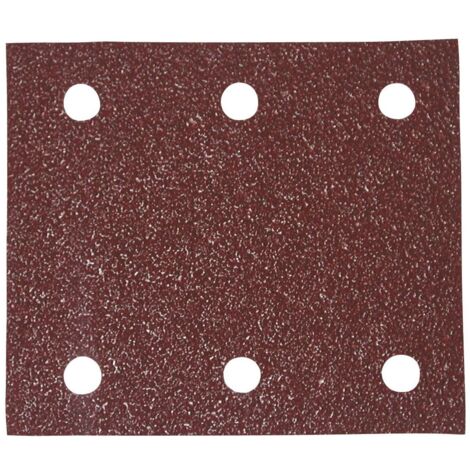Makita P-42450 Nastro abrasivo con velcro 1/4 Punched 120G, Multicolore, Korn 120, Confezione da 50