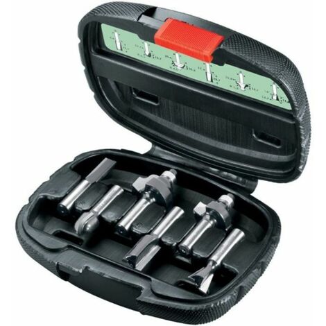 Bosch Accessori - Set da 6 bit per fresatura 2607019463