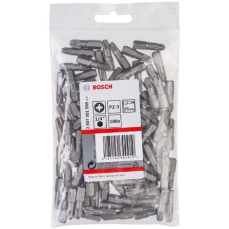 Accensione bit extra-hard. PZ 3. 25 mm. 100-pack