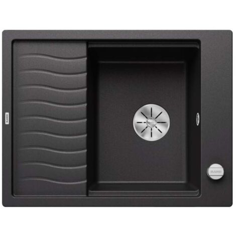 Blanco Elon 45 - Lavello in silgranit, 65x50 cm, con comando remoto dello scarico e accessori, InFino, antracite 524814 (1/3)