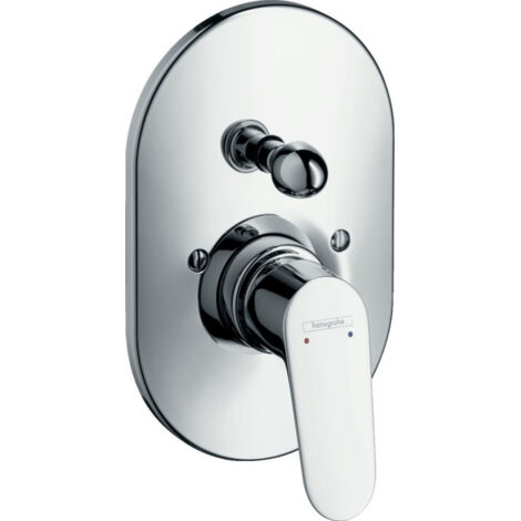 Ricambio parte esterna Focus con deviatore e corpo incasso Hansgrohe 31947000+31741180 (1/3)