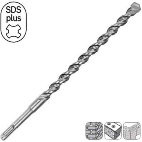 Makita Accessori - Punta da trapano per muratura SDS-Plus, 12x800 mm B-47743