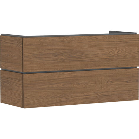 Hansgrohe Xilesa E - Mobile lavabo 62x118x47 cm, 2 cassetti, rovere cashmere 54264550 (1/5)