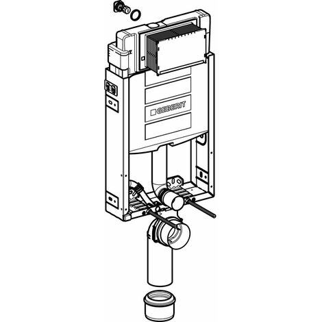 Geberit Combifix - Modulo di installazione per WC sospeso, altezza 1,08 m  110.302.00.5