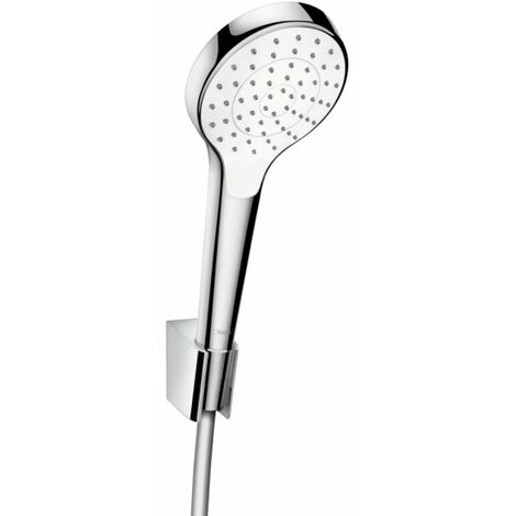 Set doccia CROMA SELECT S 1jet Isiflex tubo doccia 1600mm bianco/cromato (1/2)