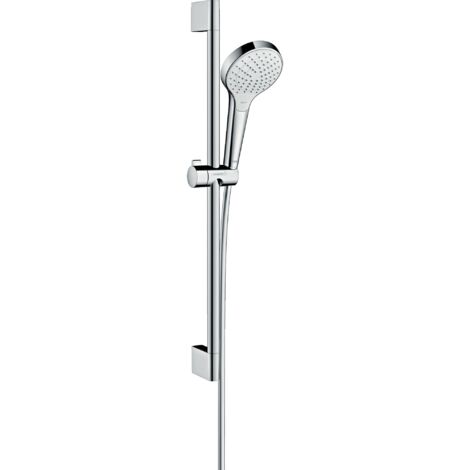 Hansgrohe Croma Select S - Set doccia Vario EcoSmart 9 l/min 0,65 m, bianco/cromato 26563400