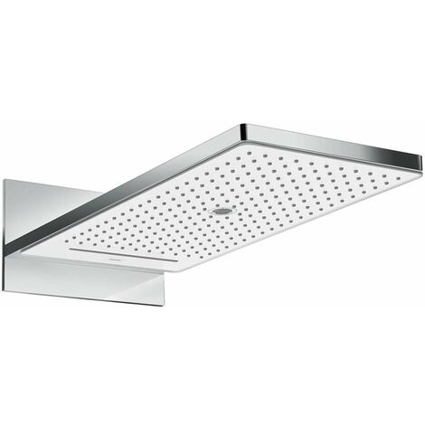 Hansgrohe Rainmaker Select - Soffione doccia 580, 3 getti, EcoSmart 9 l/min, bianco/cromato 24011400 (1/4)