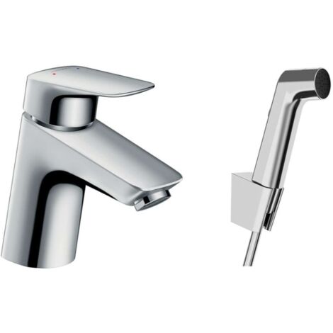 Hansgrohe Logis - Miscelatore monocomando per lavabo con doccetta a mano, cromato 71290000 (1/2)