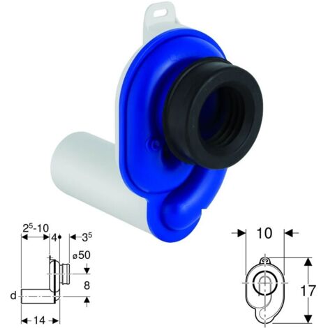 Geberit Accessori - Copriscarico per orinale, bianco alpino 152.950.11.1