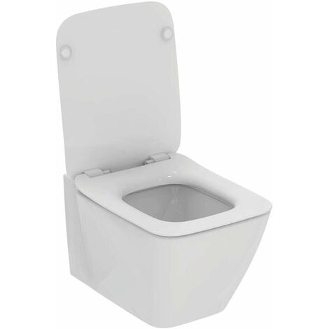 Ideal Standard Strada II - WC sospeso con sedile ultrapiatto SoftClose,  Aquablade, bianco T359601