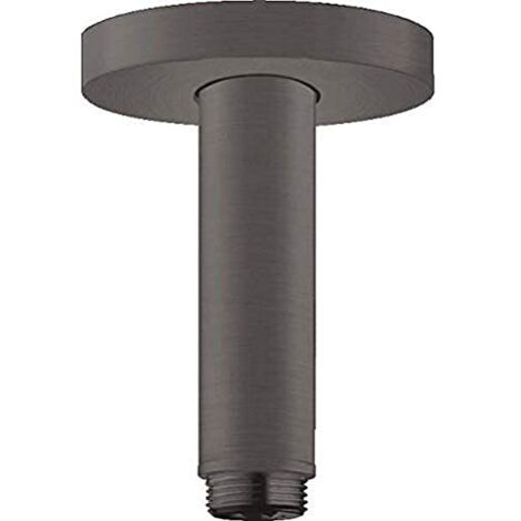 hansgrohe Fissaggio a soffitto S 10 cm, cromo nero satinato, 27393340