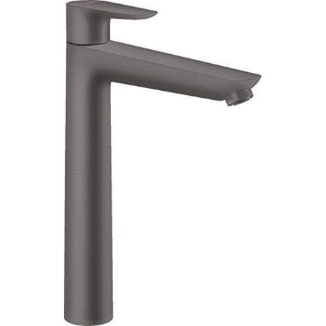 Hansgrohe Talis E - Miscelatore da lavabo, con sistema di scarico, cromo nero spazzolato 71716340 (1/4)