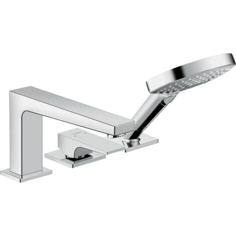 Hansgrohe Metropol - Miscelatore monocomando bordovasca a 3 fori, cromato 32550000 (1/5)